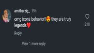 Comment under Rumer Willis' Instagram post (Image via Instagram/@amitherzig_/@rumerwillis)